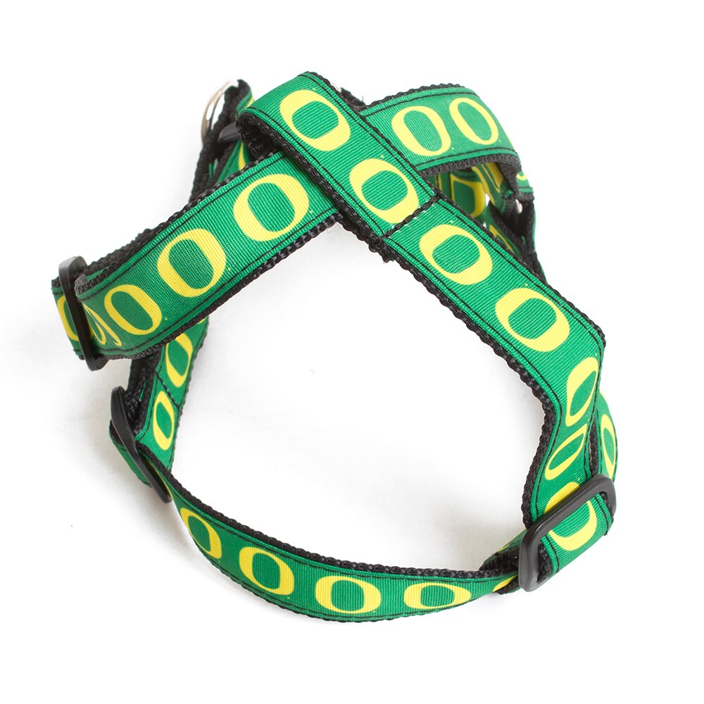 Classic Oregon O, All Star Dogs, Green, Pet Accessories, Gifts, Heavy Duty, Nylon Webbing, Step in Harness, 606637
